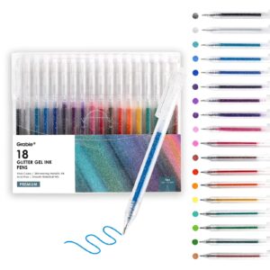 Glitter gel pen