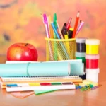writing-materials-paints-apple-table-35351879